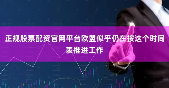 正规股票配资官网平台欧盟似乎仍在按这个时间表推进工作